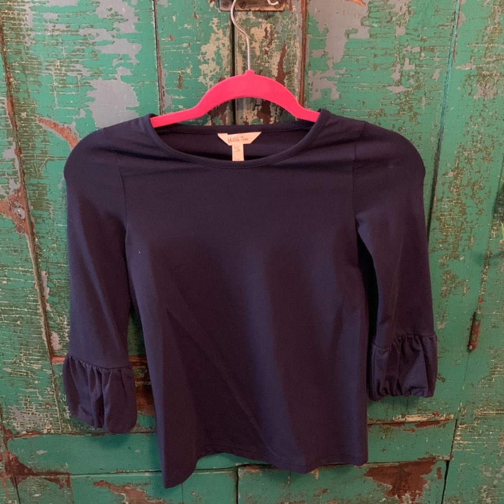 Puff sleeve Matilda Jane shirt.
